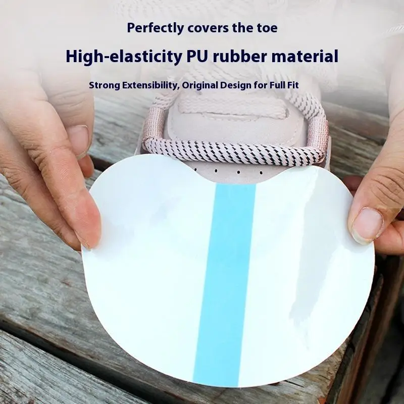 30/90 قطعة حذاء تو المطر ملصقات أفلام واضحة حذاء رئيس إزالة البقع ارتداء مقاومة الأوساخ مقاومة ملصقات الأحذية المقاومة للماء #4