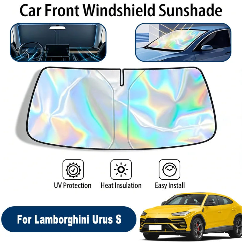 

Windshield Sun Shade For Lamborghini Urus S Foldable UV Reflective Front Window Sun Protection Cover Accessories