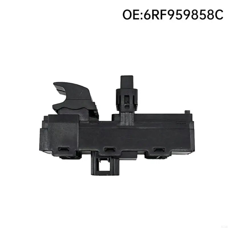 M76E 6RF959858C Schwarzes Fensterknopfgehäuse mit Verriegelungssteuerung für die Türglasreparatur – Detail 2