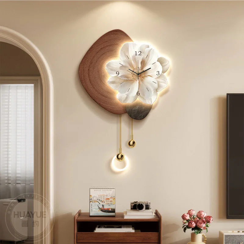 Gange living room ancient style decoration painting mural pendant high-end grille new  background wall TV 2025