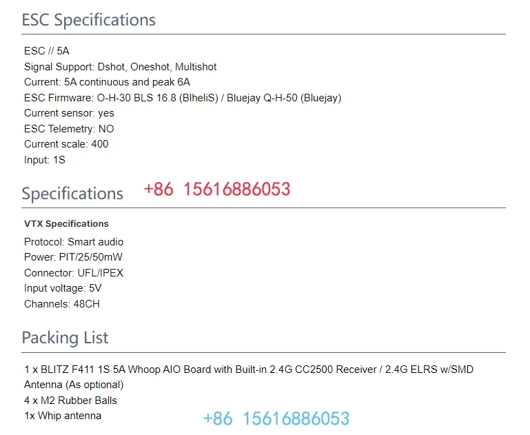 IFlight BLITZ F411 1S Whoop AIO مع ELRS/CC2500 Rx مع STM32F411 MCU دعم BLS 25.5*25.5 مللي متر 4.8G لطائرة بدون طيار التناظرية الصغيرة FPV
