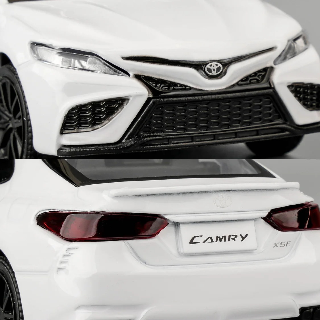 RMZ CITY 1/36 Scale Toyota Camry Diecast Model Car, Zinc Alloy Pull Back Vehicles Toy Cars, Cars Gifts For Boys Girls, White