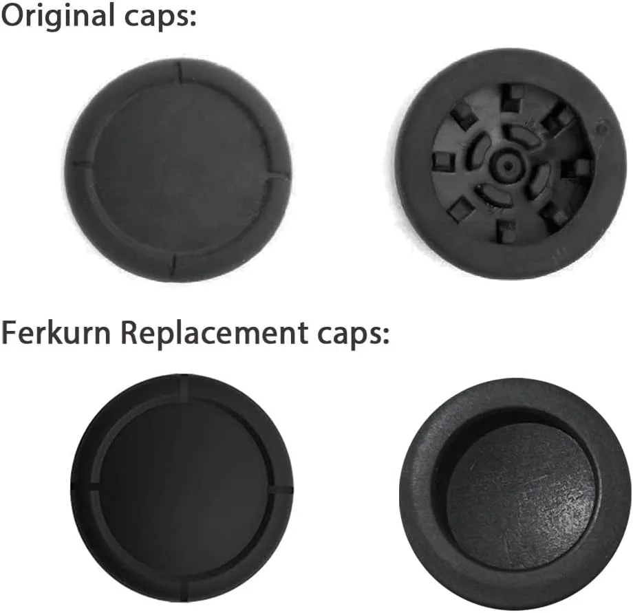 8 قطعة عصا التحكم استبدال غطاء الإبهام قبضة للتبديل Joy-con التبديل لايت Joycon قبضة زر عصا غطاء ثلاثية الأبعاد التناظرية غطاء الجلد إصلاح #5