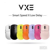 Vxe R1 Dragonfly Lightweight Bluetooth Wireless R1 SE Pro Max Gift Paw3395/SE 2khz/4khz Smart Speed X Low Delay Fps Custom Mouse