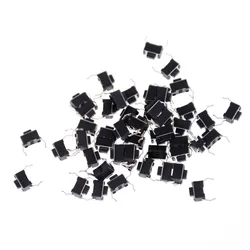 30pcs 2 Pin DIP Light Touch 3*6*4.3 mm Keys Keyboard Panel PCB Momentary Tactile Tact Push Button Micro Switch