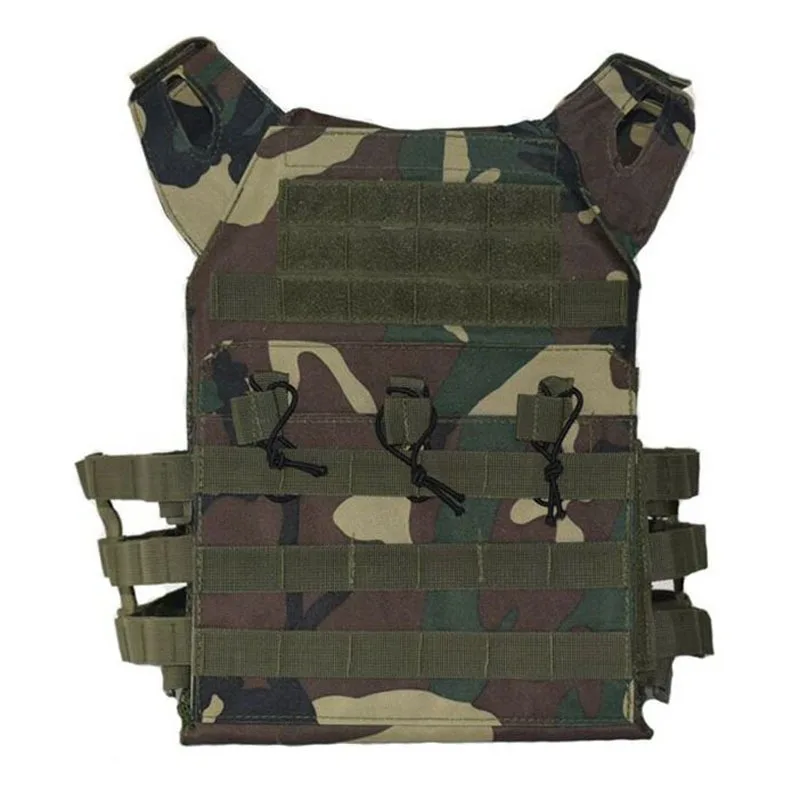 Chaleco táctico militar impermeable para exteriores, armadura corporal ligera JPC Molle, portador de placa, chalecos de caza, equipo de jungla de juego CS