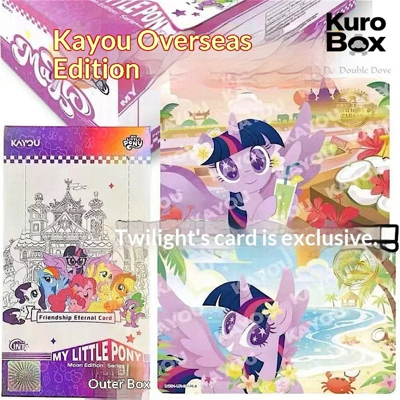 kayou-my-little-pony-friendship-eternal-card-edizione-luna-sea-carte-collezionabili-anime-carte-da-gioco-hobby-giocattolo-da-collezione-per-bambini