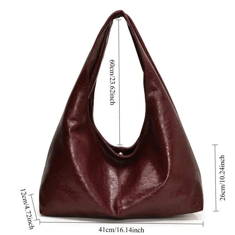 Large Capacity Womens Shoulder Bag Tote Crossbody Bag with Secure Buckle Durable and Fashionable view 5