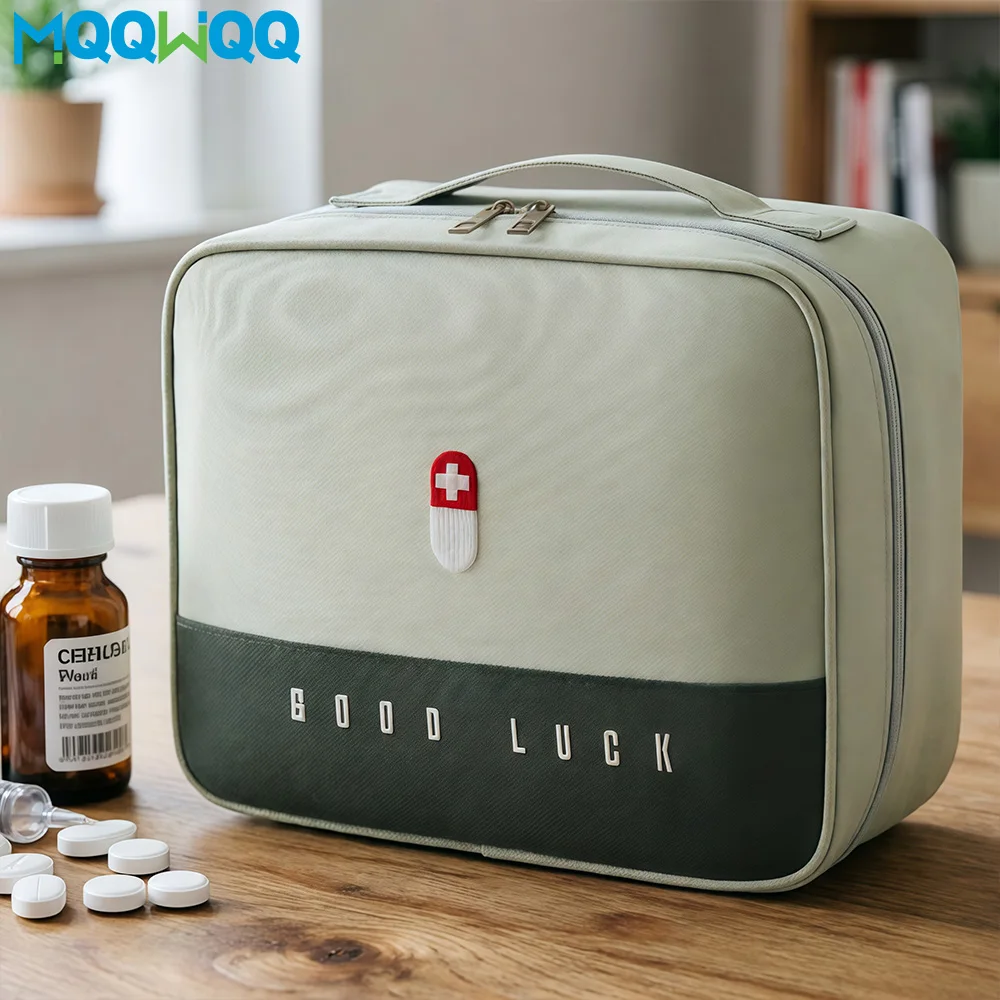 

1PCS First Aid Bag Empty, Emergency Medic Trauma Bag, Medicine Bag for Traveling,Home Hiking Camping Car Office