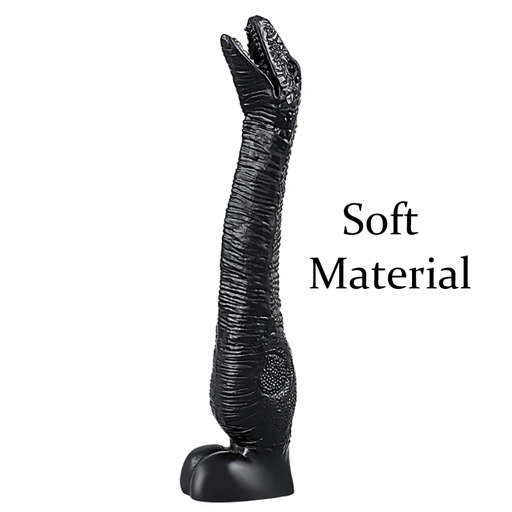 Dinosaur Soft Anal Plug Dildo Stimulate Vagina and Anus Long Butt Plug Anal Dilator Sex Toys for Women Men Lesbian Sex Products