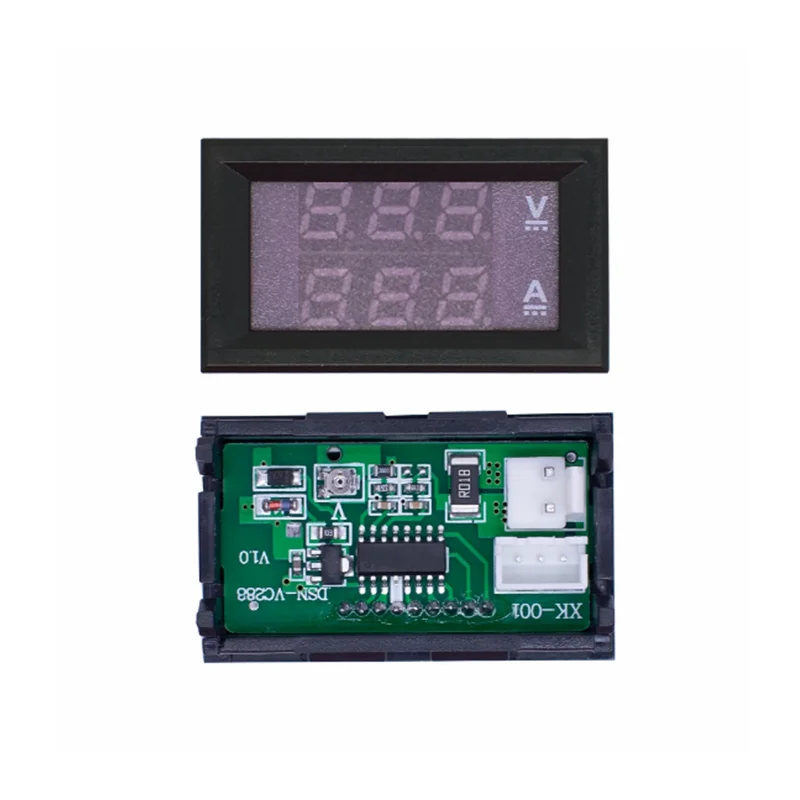 DC 0-100V 10A voltmetro digitale amperometro doppio Display rilevatore di tensione misuratore di corrente pannello Amp Volt Gauge 0.28 \