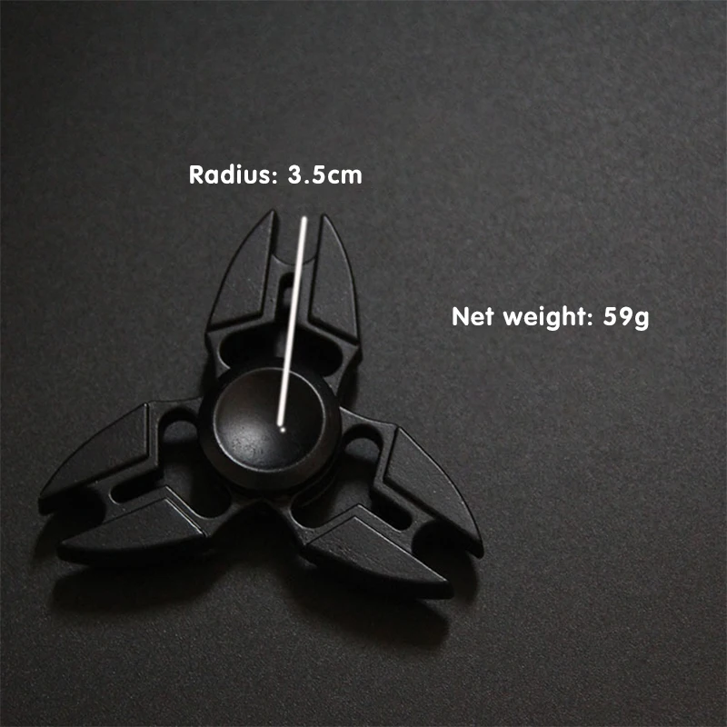 Novo metal fidget spinner edc fingertip giroscópio para descompressão criativo espiral mão spinner adulto brinquedos de descompressão para crianças