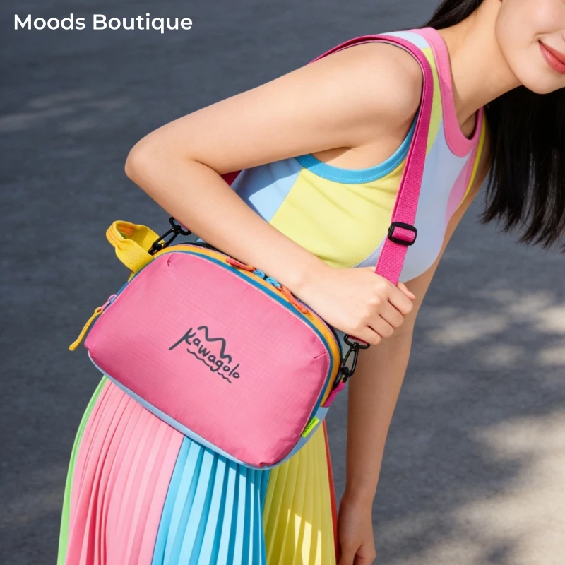 

Dopamine Multi Functional Shoulder Cross Body Bags For Women Nylon Fabric Lightweight Water And Scratch-resistant Toiletry Bag