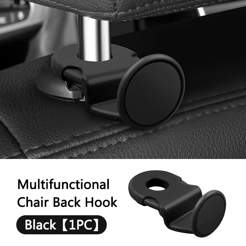 1PCS Multi-functional Car Hanging Storage Hook Clips Car Back Seat Hook Hidden Rear Small Item Storage Hanger Organizer Holder