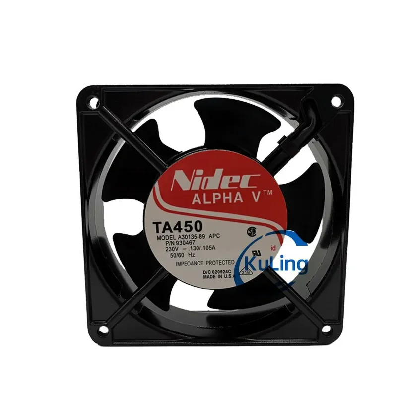 Nidec TA450 A30135-89 A28678-10 Cabinet Cooling Fan for 230V 12cm 12038