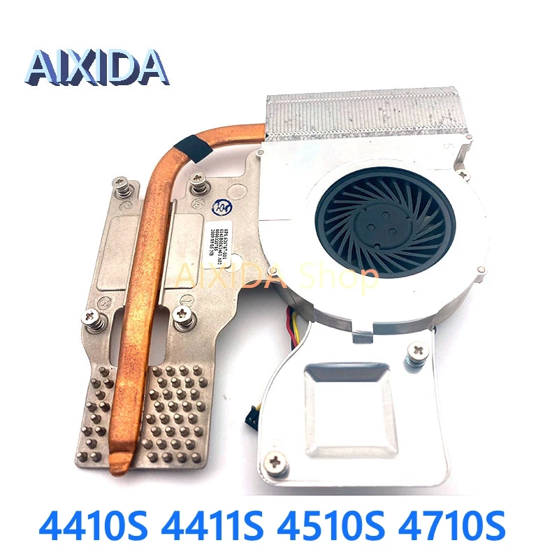 AIXIDA 535767-001 Original Radiator for HP ProBook 4510S 4710S 4410S 4411S Cooling System Heatsink with Fan