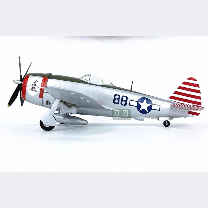 1:48 Scale Us Army P47D Lightning fighter Plastic Aircraft Finished Model Static Decoration Souvenir Gifts For Adult Boy