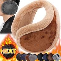 Thicken Fur Earmuffs Men Women Winter Velvet Ear Cover Outdoor Cycling Skiing Warm Plush Fleece Ear Muffs Antibruit Protector