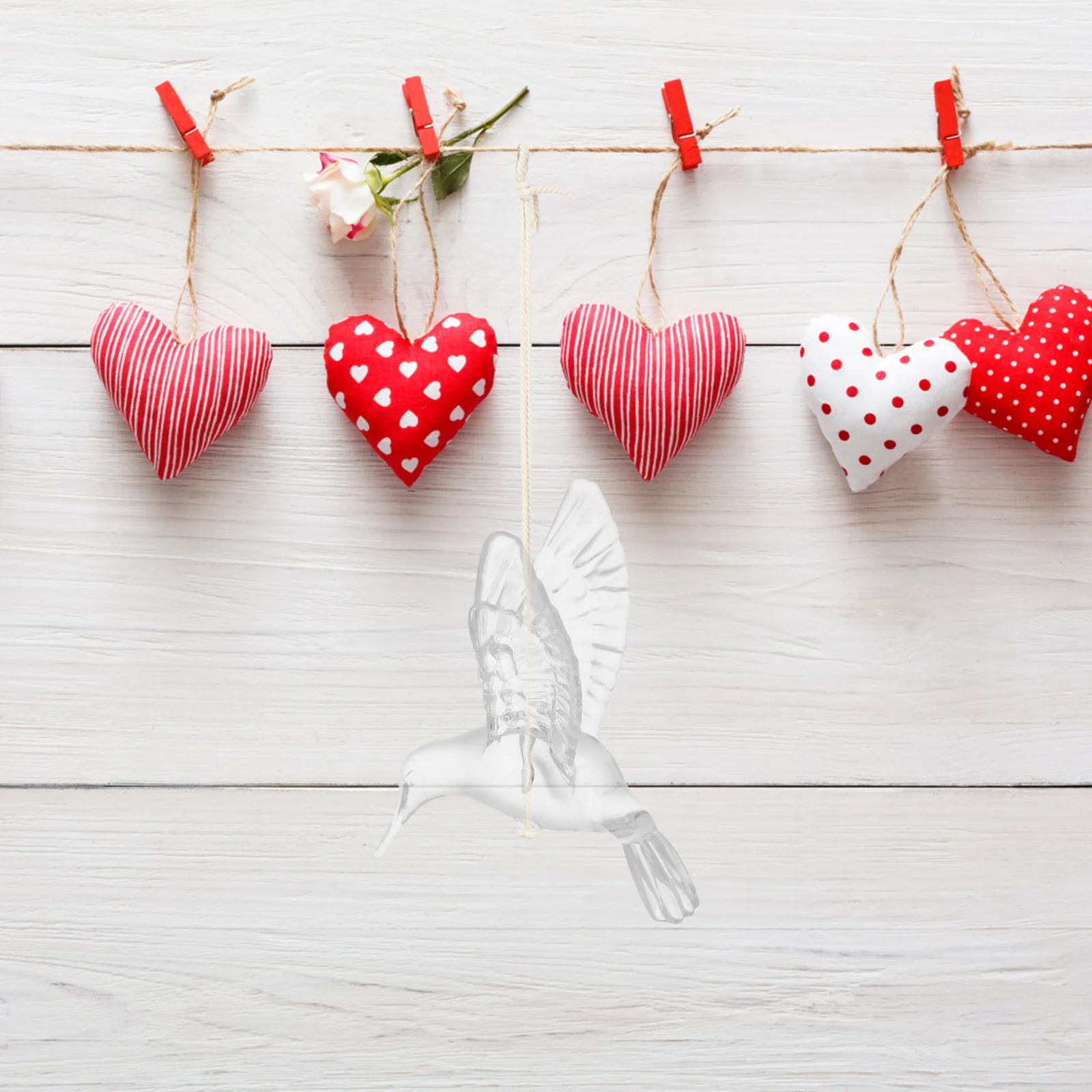 

8 Pcs Birds Decor Decoration for The Home Ornaments Ceiling Hummingbirds Decors Acrylic Pendant