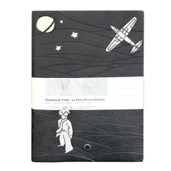 Lanlan MB #146 Little Prince Notepad Black Brown Notebook Lined & Blank