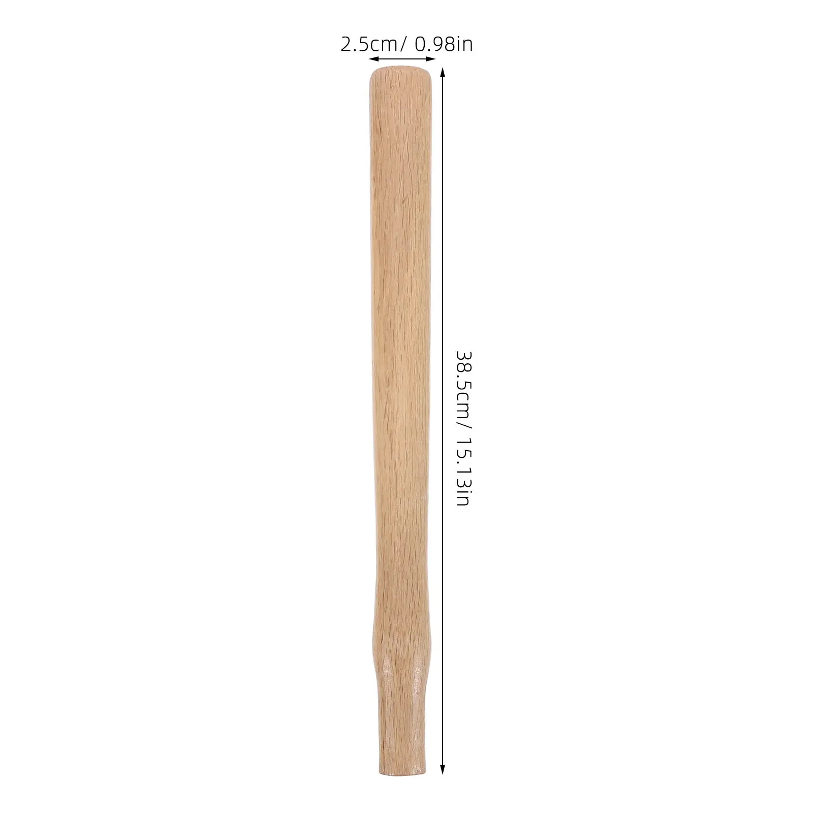 Wooden Hammer Handle Replacement Octagonal Shape Secure Grip Small Hole Storage Wood Tool Handle for 4Lbs Sledge Masonry Ball