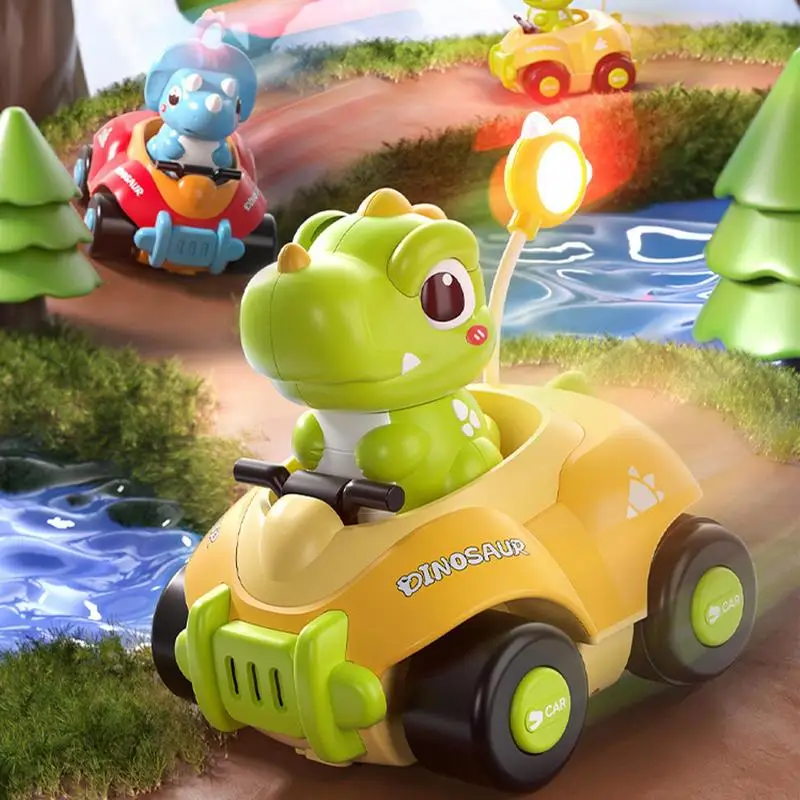 Juguete de dinosaurio para niños pequeños, coche de Control remoto extraíble, coche iluminado, juguetes de dinosaurio, coche de juguete para niños pequeños, coche de dinosaurio con Control remoto