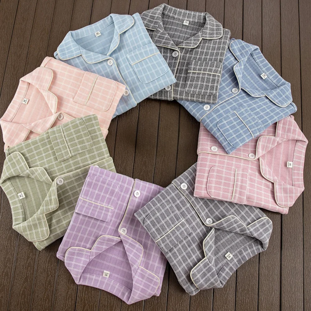 

Детские пижамные комплекты в клетку для девочек и мальчиков, детская модная осенне-зимняя теплая клетчатая домашняя одежда, комплекты из двух предметов