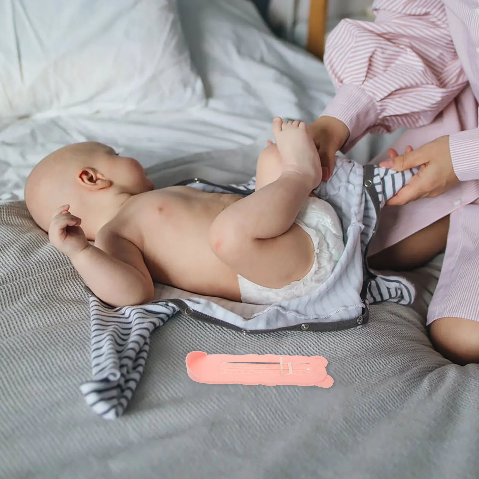 2 шт. устройство для измерения длины стопы для младенцев, быстрое и легкое определение размеров обуви, компактный портативный измеритель длины стопы для