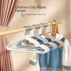 10pcs Kids Clothes Hanger Racks Closet Storage Hanger Non-slip Traceless Windproof Children Coats Hanger Baby Clothing Organizer