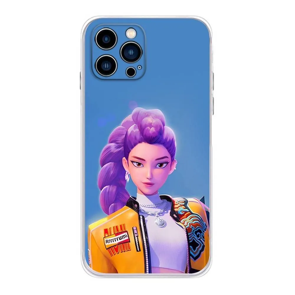 KPop D-Demon H-Hunters جراب هاتف لشاومي Redmi 14C K60 13C 13 12 10 A1 A2 A3 10C 12C K40 9 9T 9A 8 K30 4G 5G الغطاء الخلفي