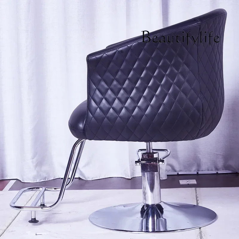 Ljy High-end design barber shop chair, special for hair salon, fashionable lift and cut hair seat