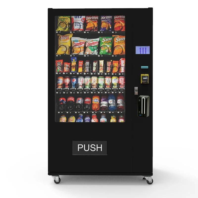 For Germany Standard customized  Combo drink Vending Machine for foods and drinks Water Vending Machine  with Age Verification