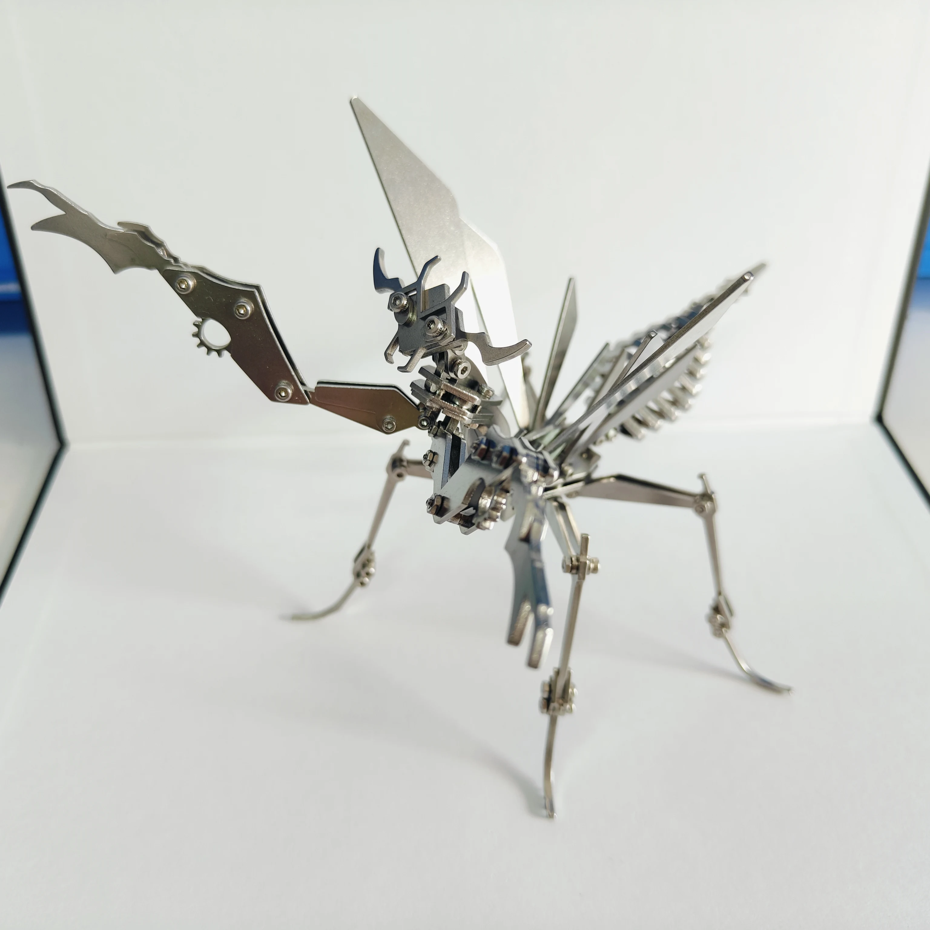 

MOKR 3D металлическая головоломка богомол детская игрушка образование и обучение DIY модель ручной работы подарок на Рождество и день рождения