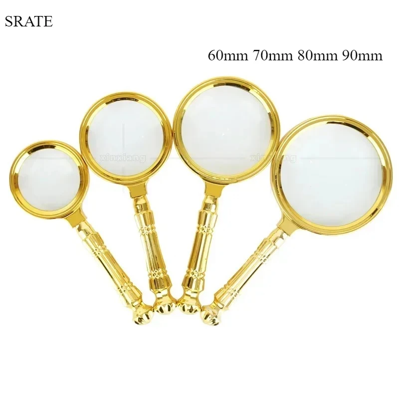 

10-кратные золотые увеличительные очки, оптовая продажа, оптические линзы, руки помощи, пайка, лупа для экрана телефона, зажим для пайки, лупа