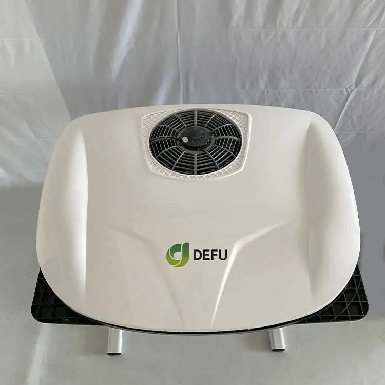 

All In One Rooftop Vehicle Battery Electric Automatic 12v 24v Car Air Conditioner For Car RV Truck