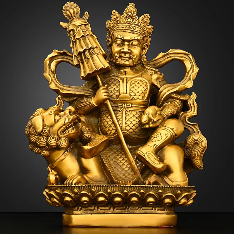 All Copper - Ornament Wealth Northern Multi-Sense King Vajra Door Decoration
