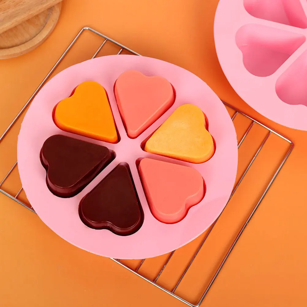 

Silicone Baking Mold Heart Flower Cookie Egg Tray Multi use Ice Cube Molds Chocolate Fondant Cake Moulds Safe