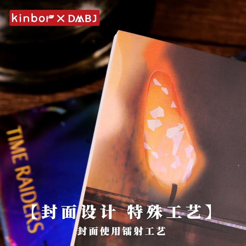 The Lost Tomb Genuine Authorization Notebook Square Stamp Collection Book with Blank Inner Pages Zhang Qiling and Wu Xie