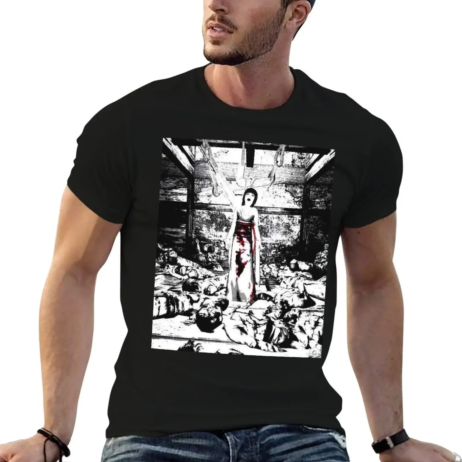 Fatal Frame 2 (2) T-Shirt man clothes vintage anime shirt anime figures mens t shirt graphic