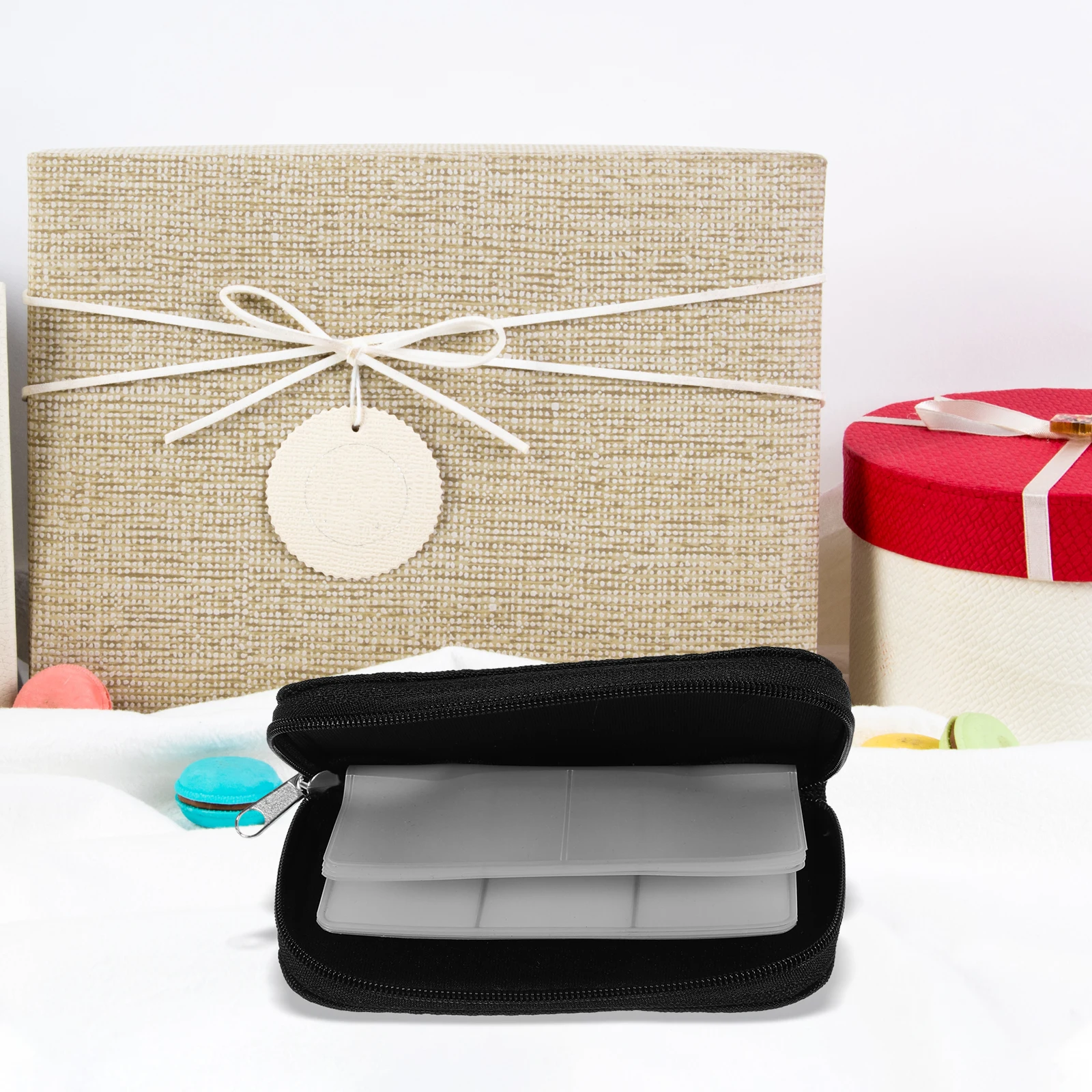 

Memory Storage Bag Shockproof Card Holder Case With Zipper Portable Organizer For Micro Card Case