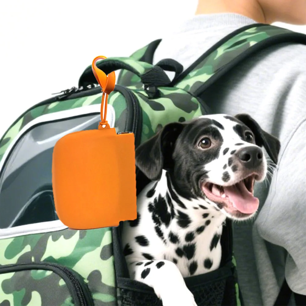 Kostenloser Namensdruck Haustier-Hundefutterbeutel mit Logo, personalisierter Druck, Silikonmaterial, lichtbeständiges Hundegeschenk – Detail 3