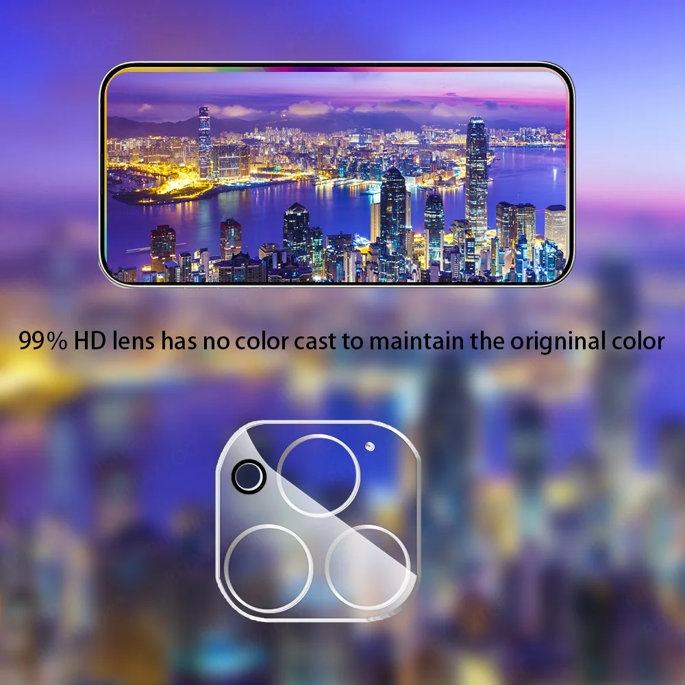 투명 카메라 유리 보호대, 렌즈 케이스 보호 커버, 아이폰 16 프로 맥스, 아이폰 16 플러스, 아이폰 16 프로, 16 프로 맥스, 3D, 2 개