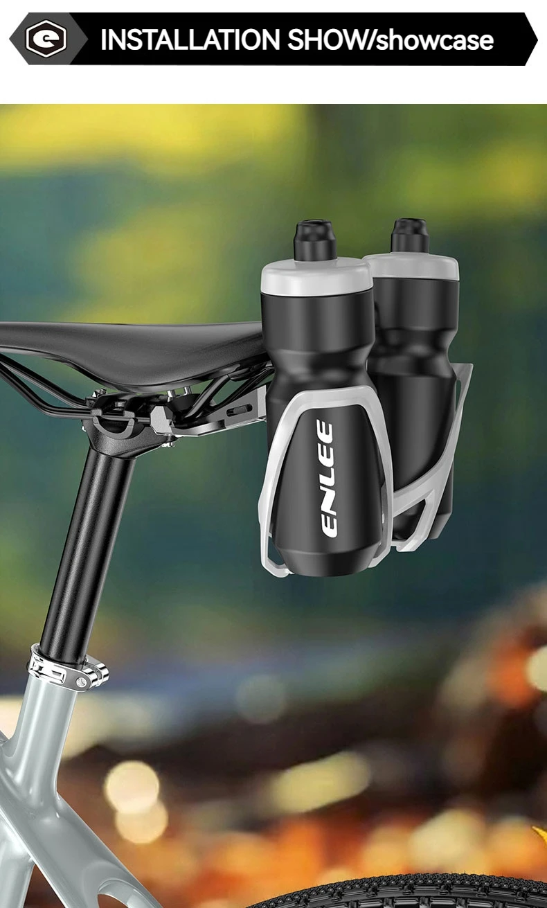 ENLEE Fahrrad Flasche Käfig Umwandlung Sitz Adapter Halterung Einstellbare MTB Rennrad Lenker Wasser Flasche Halter Sattelstütze Halterung – Detail 14