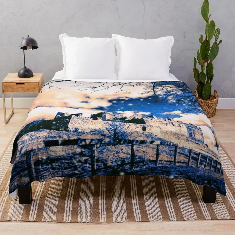 

Rock of Cashel, Ireland Throw Blanket Fashion Sofas Picnic for sofa Stuffeds Blankets