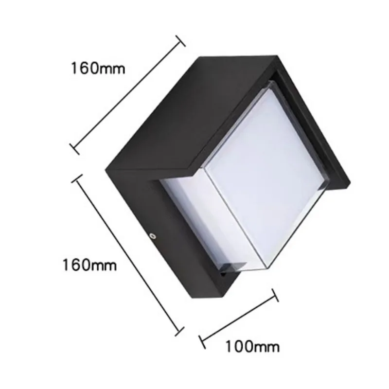 Applique Murale LED Imperméable avec Capteur de Mouvement, Luminaire Décoratif d'Niket d'Extérieur, Idéal pour une Chambre à Coucher, des Escaliers, 3W