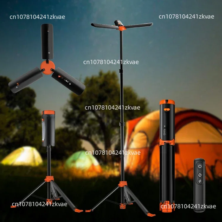 Hot Sale Camping Light Weight Light Camping Outdoor Adjustable High Pole Tent Camping Led Light