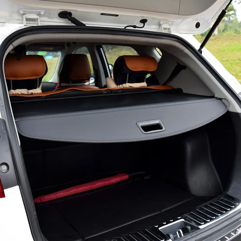 Rear Trunk Cargo Cover for Subaru XV 2012-2018 Leather Retractable Luggage Carrier Security Partition Shield Racks Accessories