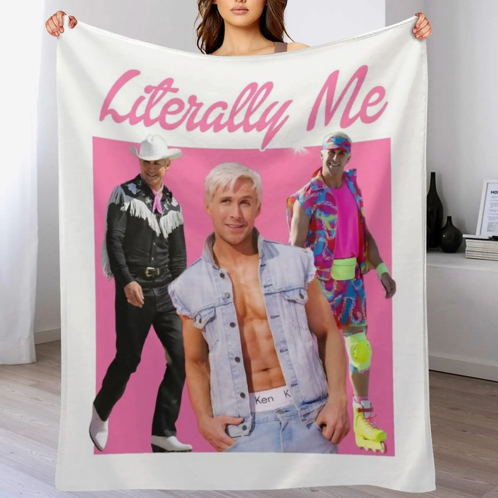 

Literally Me (Ryan Gosling) Classic Throw Blanket Picnic Heavy Luxury Brand Blankets