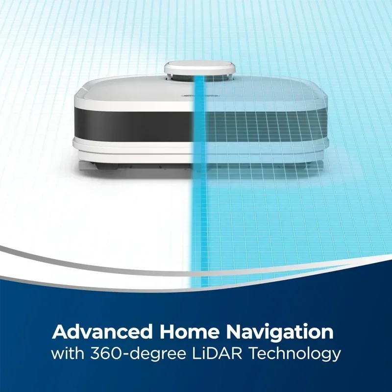 DD2ABISSEL ReadyClean Робот для влажной/сухой уборки твердых полов, технология смены автопадок, Advanced Home Mapping LiDAR, подключение приложения Wi-Fi