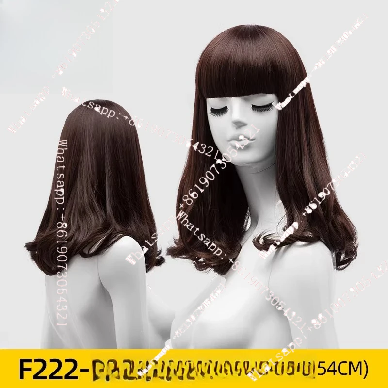 

Model wig props, women's hair series, head mold hair cover is versatile (excluding headset)